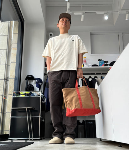 NYクラシックTeeで<br>野暮ったさをリセット
