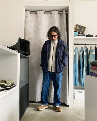 重ね着のコツは<br>素材の組み合わせ！