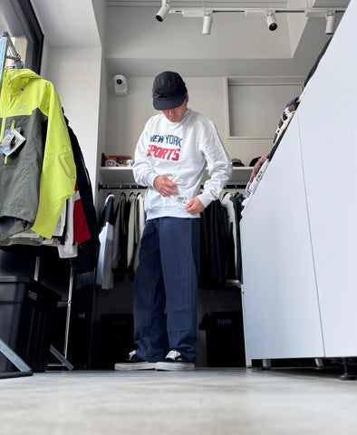 気楽さと着やすさが<br>変わらない自分の定番