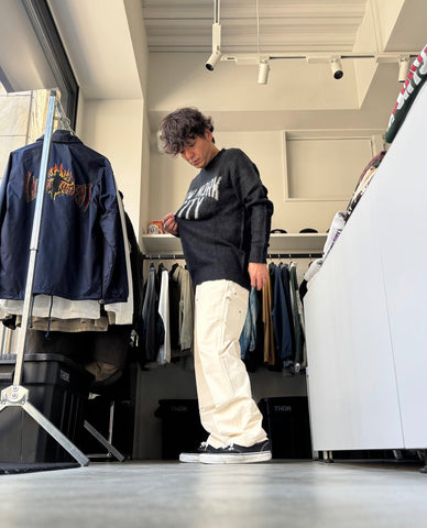 ベーシックな色味でも<br>ディテールで揺らす輪郭