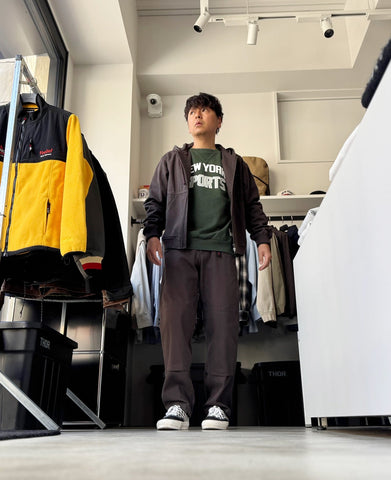 あえてのジャストで<br>正統派セットアップ