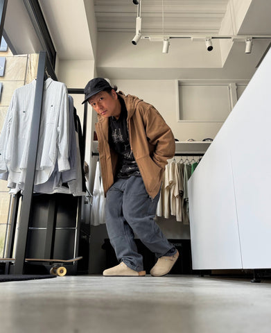 ラフに羽織るだけ<br>気負わないレイヤード