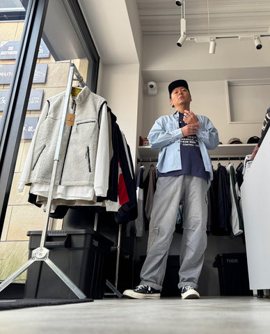 手仕事の色落ちと<br>馴染み続ける装いと