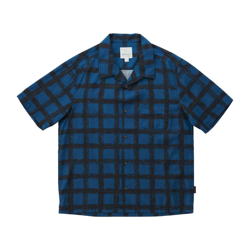GRAMICCI<br>[Limited Edition Products]CHECKERD RAYON SHIRT（Midnight）