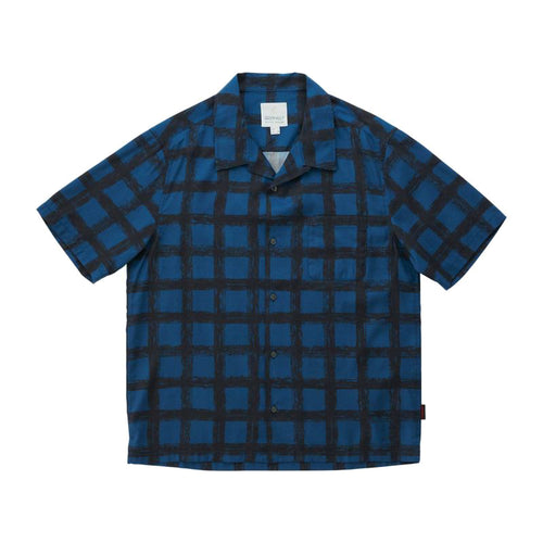 GRAMICCI<br>[Limited Edition Products]CHECKERD RAYON SHIRT（Midnight）
