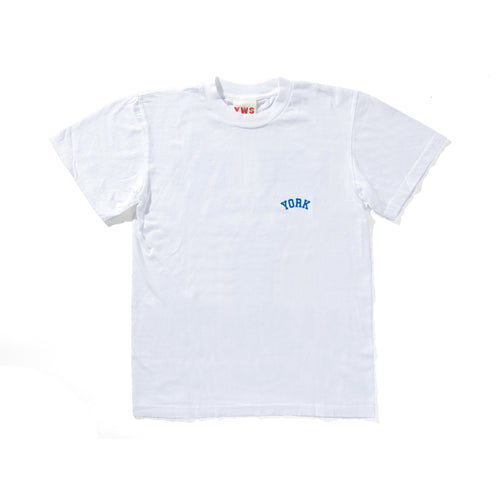 York Work Shop/YWS<br>COLLEGIATE T-SHIRT 「Y」（White）