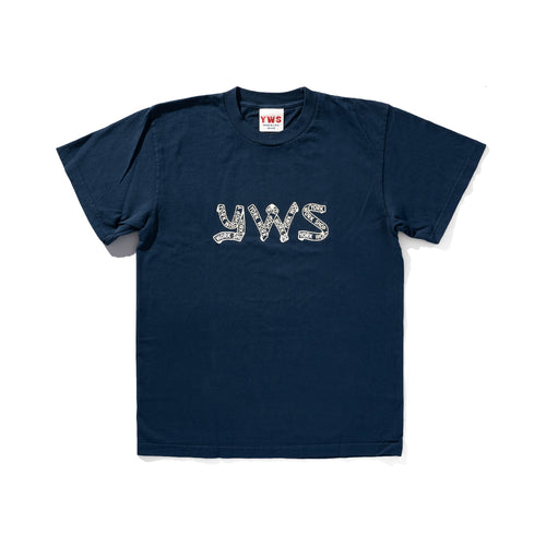 York Work Shop/YWS<br>Banner T-Shirt（Navy）