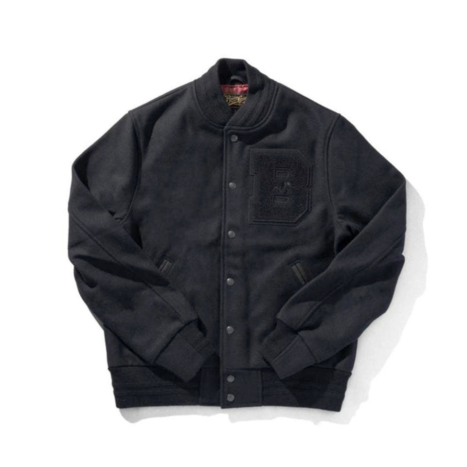 Brooklyn Circus/BKc<br>The “Black Ashe” Wool Varsity（Black）
