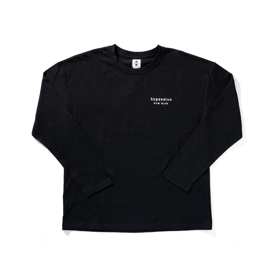 EXPANSION NY<br>Dima LOGO L/SLEEVE TEE SHIRTS（Black）