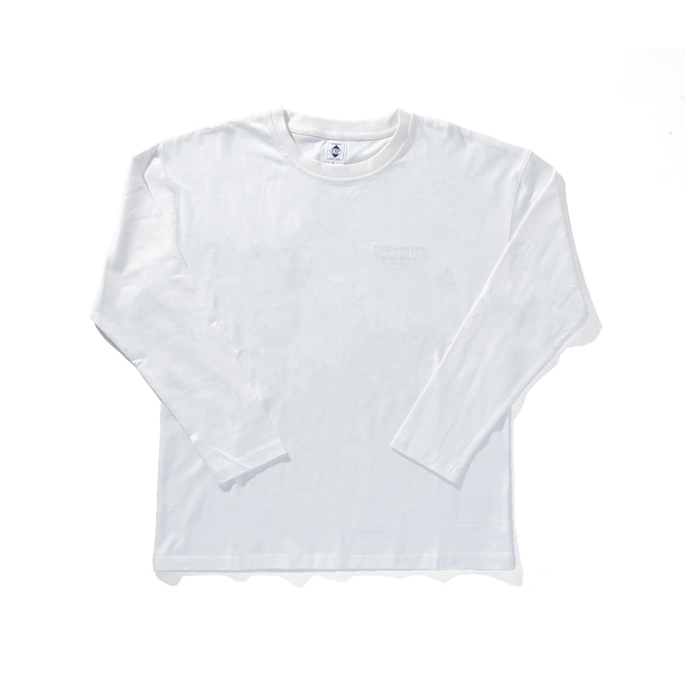 EXPANSION NY<br>Dima LOGO L/SLEEVE TEE SHIRTS（White）