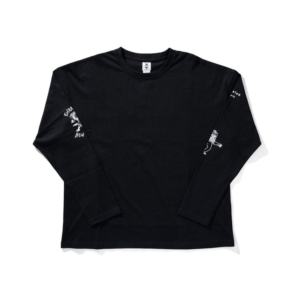 EXPANSION NY<br>MAKHNO DIMA L/SLEEVE TEE SHIRTS（Black）