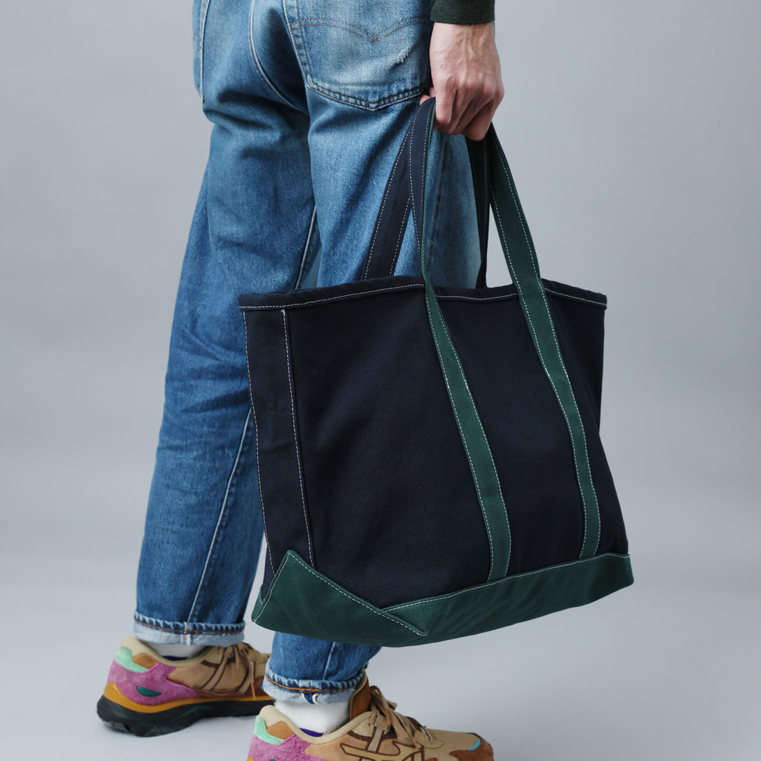 BIRTHDAYSUITSOLID CANVAS BAG（Navy） – BEANS