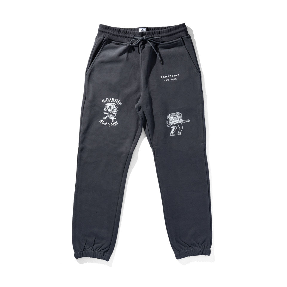 EXPANSION NYMAKHNO DIMA SWEAT PANTS（Black） – BEANS