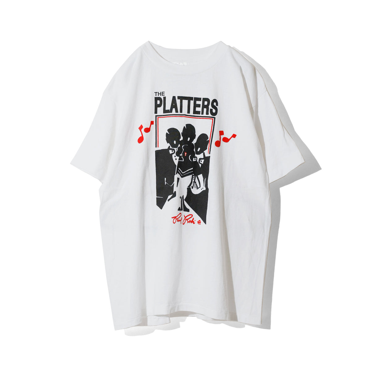 【USED】90's Solar-T THE PLATTERS T-Shirt［M25009026］