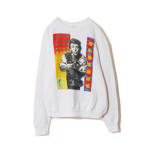 【USED】90's FRUIT OF  THE LOOM Paul McCartney World Tour Sweatshirt XL［U260000223］
