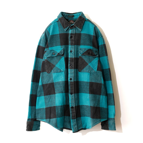 【USED】90's GREATLAND Flannel Shirt L［U260000253］