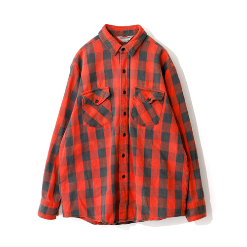 【USED】90's WINTER RUN Flannel Shirt Made in USA［U260000263］