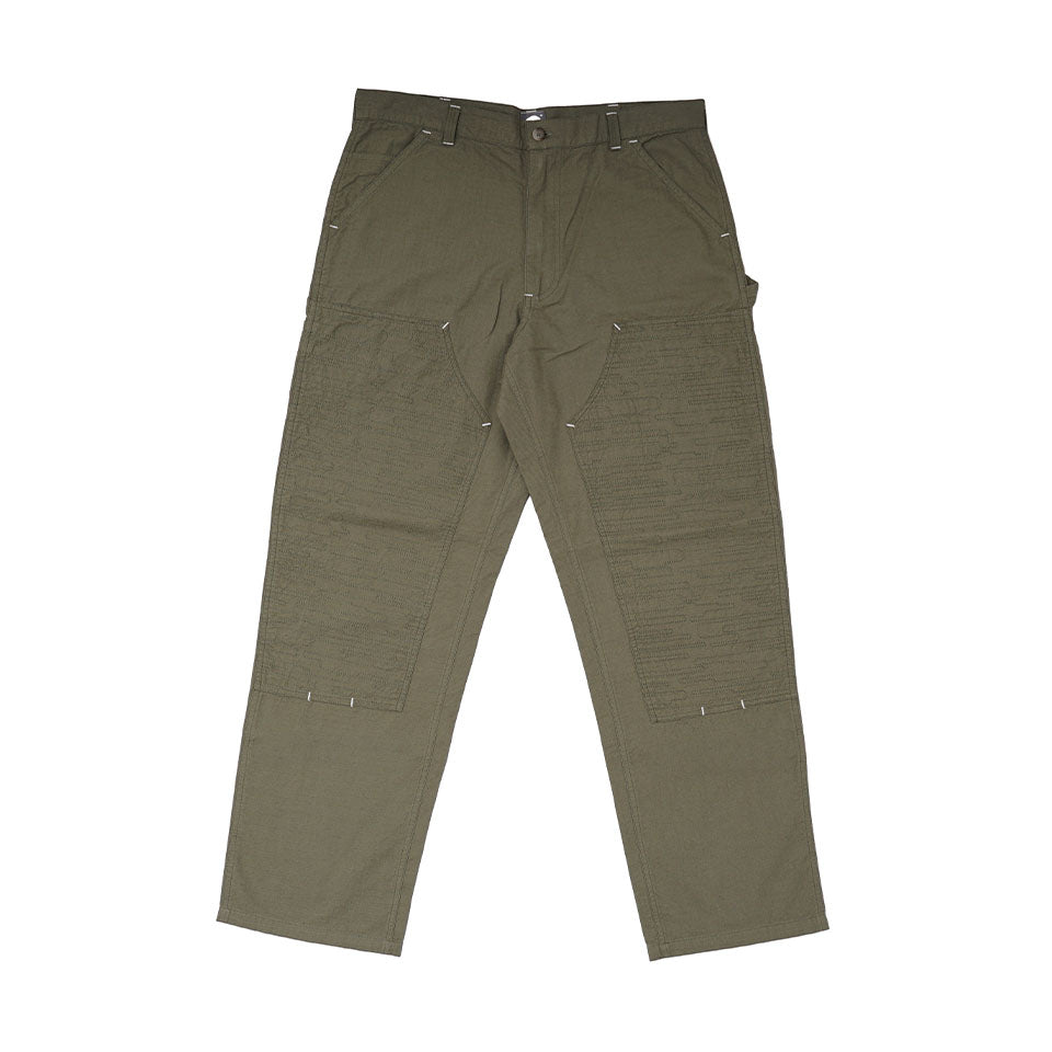18 EAST<br>ANNI DOUBLE KNEE WORK PANT（Green）
