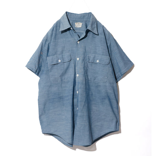 【USED】70's PENNYS BIG MAC Chambray Work Shirt［U260000068］