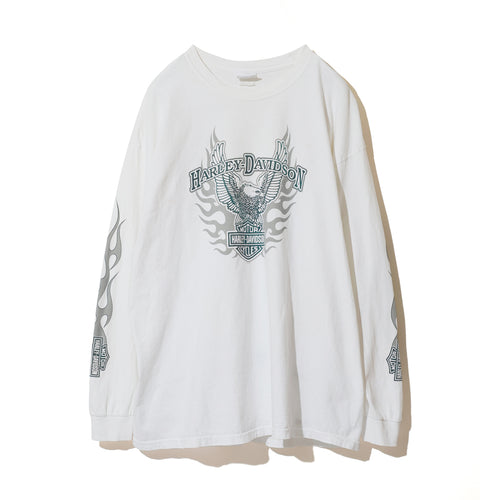 【USED】Harley-Davidson Flames L/S T-shirt［U260000167］