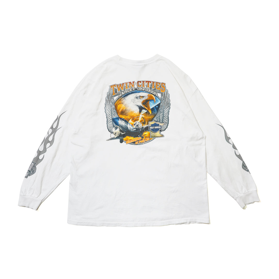 Harley-Davidson 長袖カットソー フレームス USED】Harley-Davidson Flames L/S T-shirt［U260000167］ – BEANS
