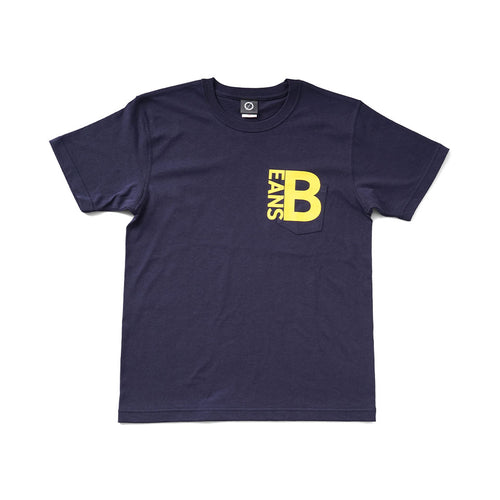 BEANS<br>ORIGINAL POCKET LOGO T-Shirt（Navy）