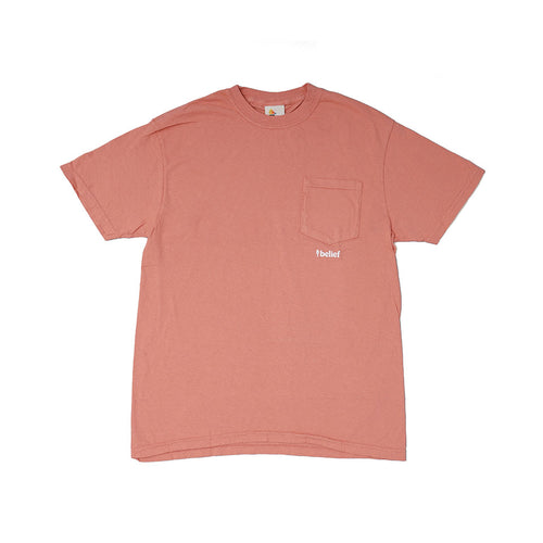 Belief NYC<br>LOGO POCKET TEE（Orange）