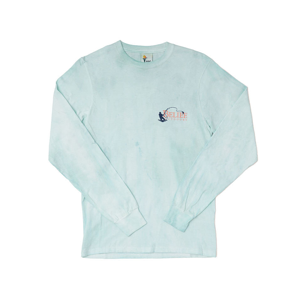 Belief NYC<br>TROPHY L/S TEE (Sea spray)