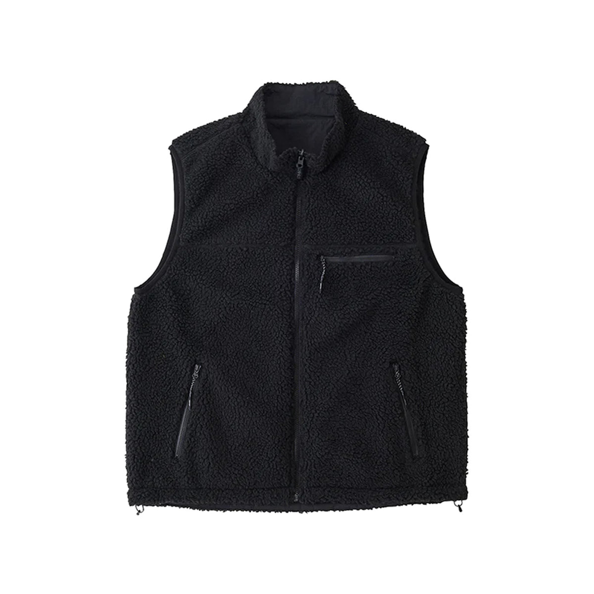 GRAMICCI<br>REVERSIVLE SHERPA VEST（CHARCOAL/BLACK）