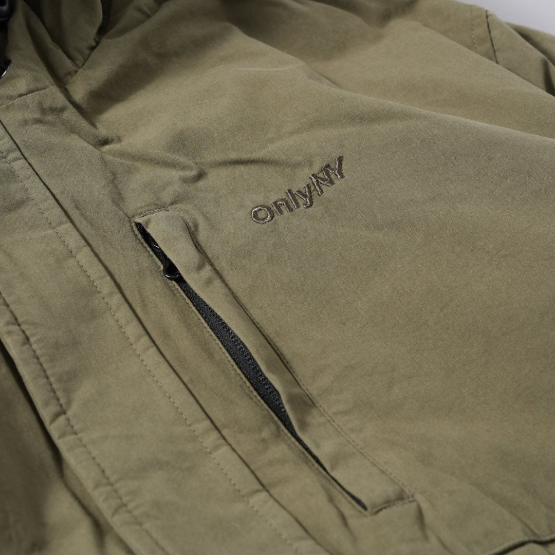 Only NYFulton Poplin Jacket (Khaki) – BEANS