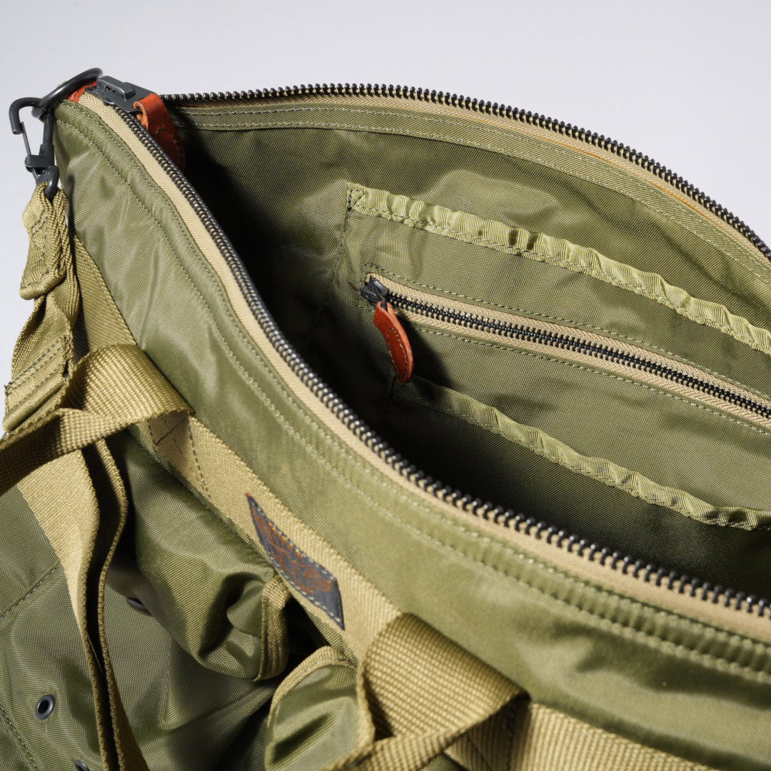 RRLCanvas Utility Messenger Bag（Khaki） – BEANS