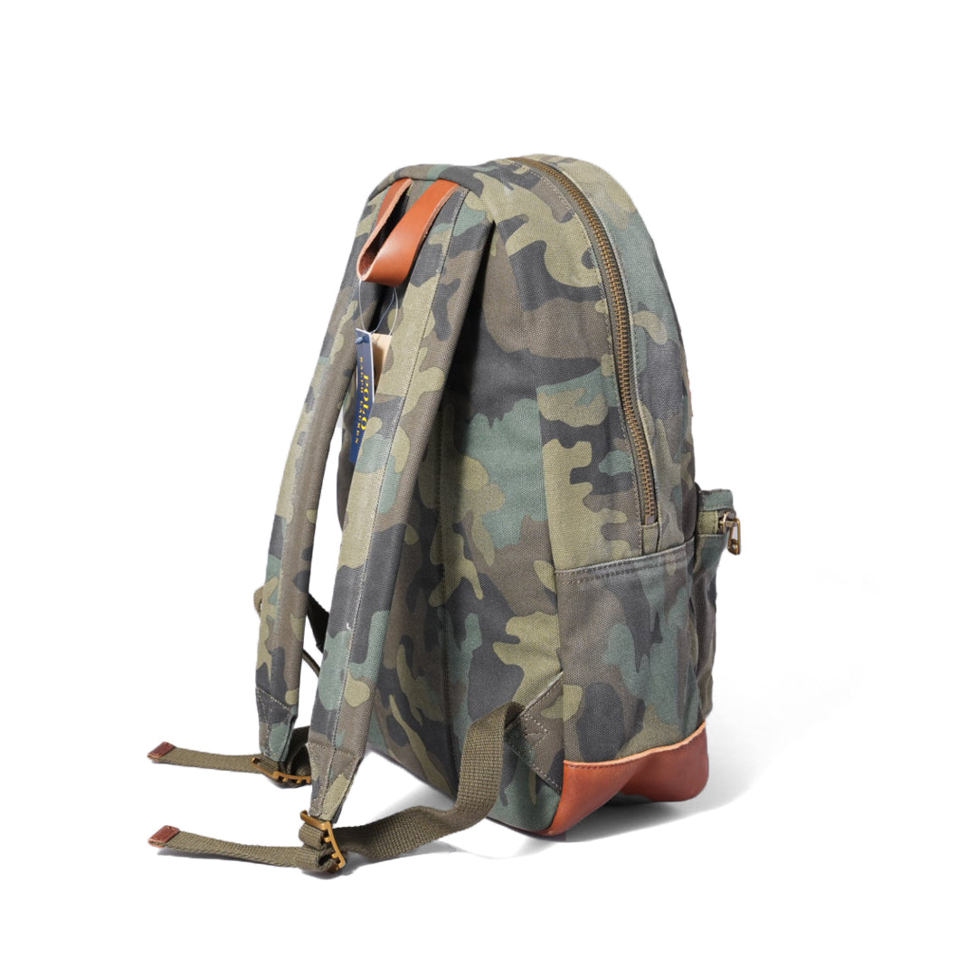 RALPH LAURENTiger Patch Camo Canvas Backpack（Camo） – BEANS