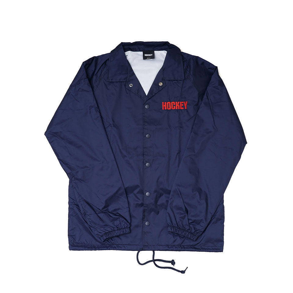 Fucking Awesome<br>HOCKEY × INDEPENDENT COACHES JACKET（Navy）