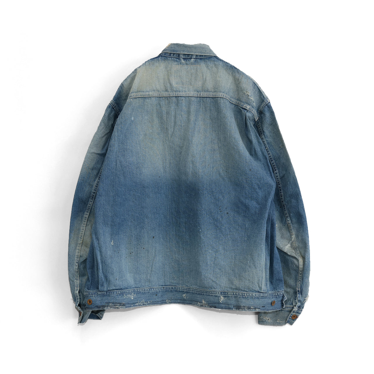 H.UNITH-JK049 Denim zip work jacket（Customize） – BEANS