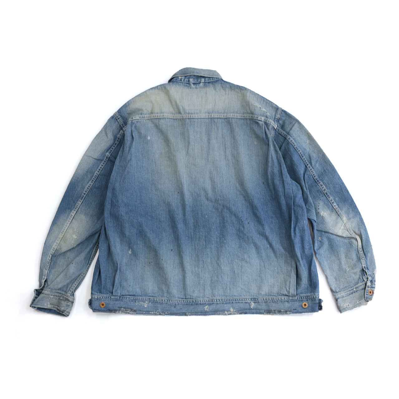 H.UNITH-JK049 Denim zip work jacket（Customize） – BEANS