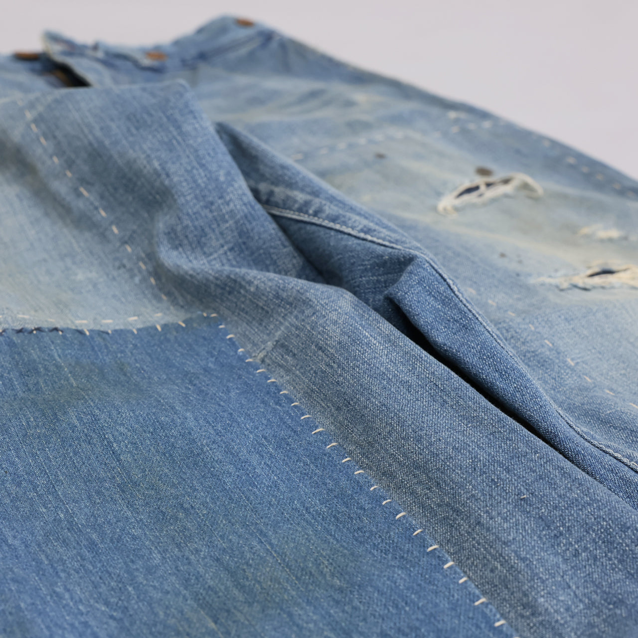 H.UNITH-PT084 Denim work trousers（Customize） – BEANS