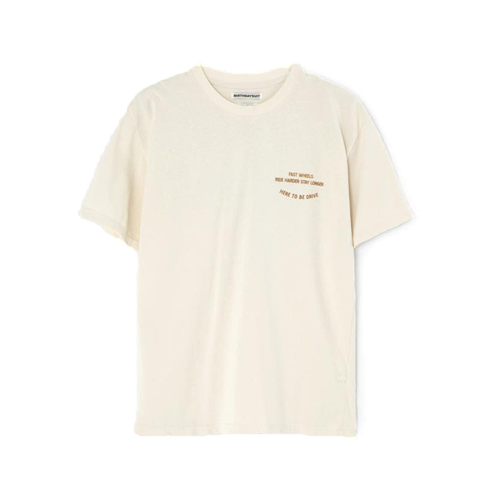 BIRTHDAYSUIT<br>EL CAMINO T-SHIRT（Ivory）