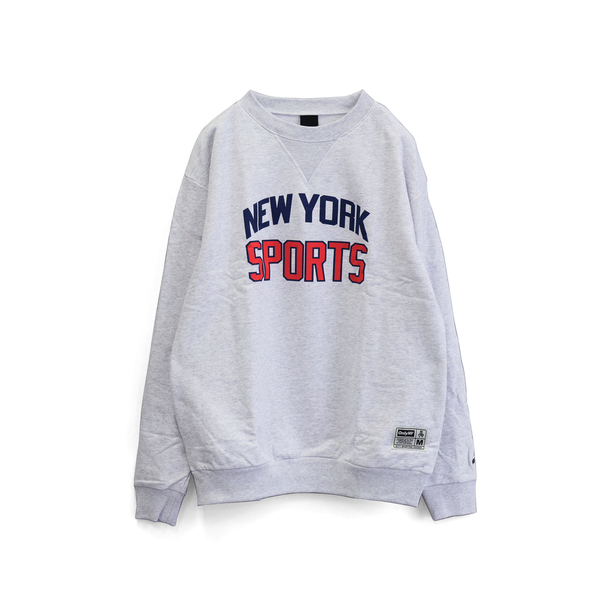Only NY<br>New York Sports Crewneck（heather gray）