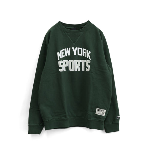 Only NY<br>New York Sports Crewneck（dark green）
