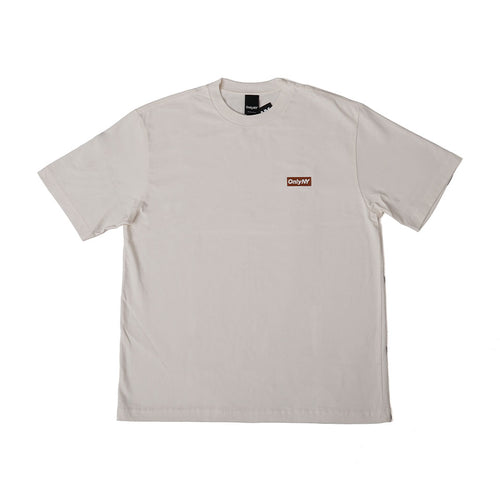 Only NY<br>Block Logo T-Shirt（Natural/Brown）