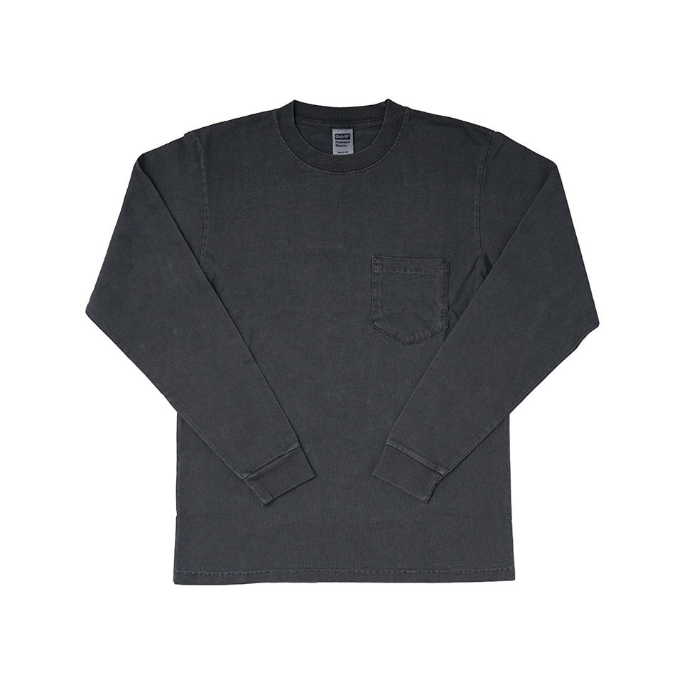 Only NY<br>PREMIUM BASICS HEAVYWEIGHT L/S T-SHIRT（Black）