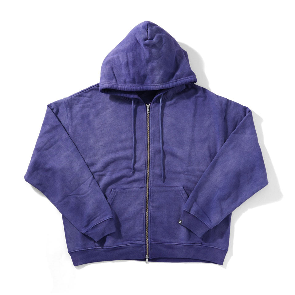 BEANS<br>ORIGINAL PIGMENT Zip Up Hoodie  (Navy)