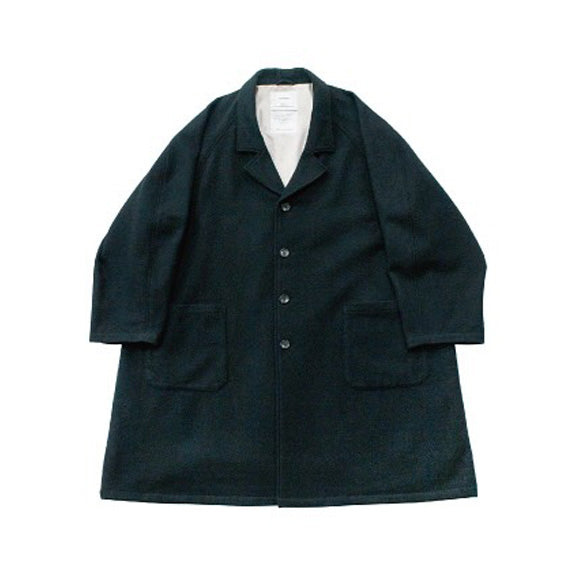 H.UNIT<br>H-CT029 Wool raglan atelier coat（Black）