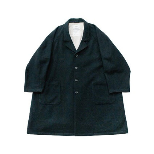 H.UNIT<br>H-CT029 Wool raglan atelier coat（Black）