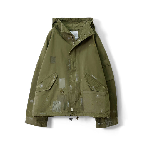 H.UNIT<br>H-JK052 HBT hooded jacket（Customize）