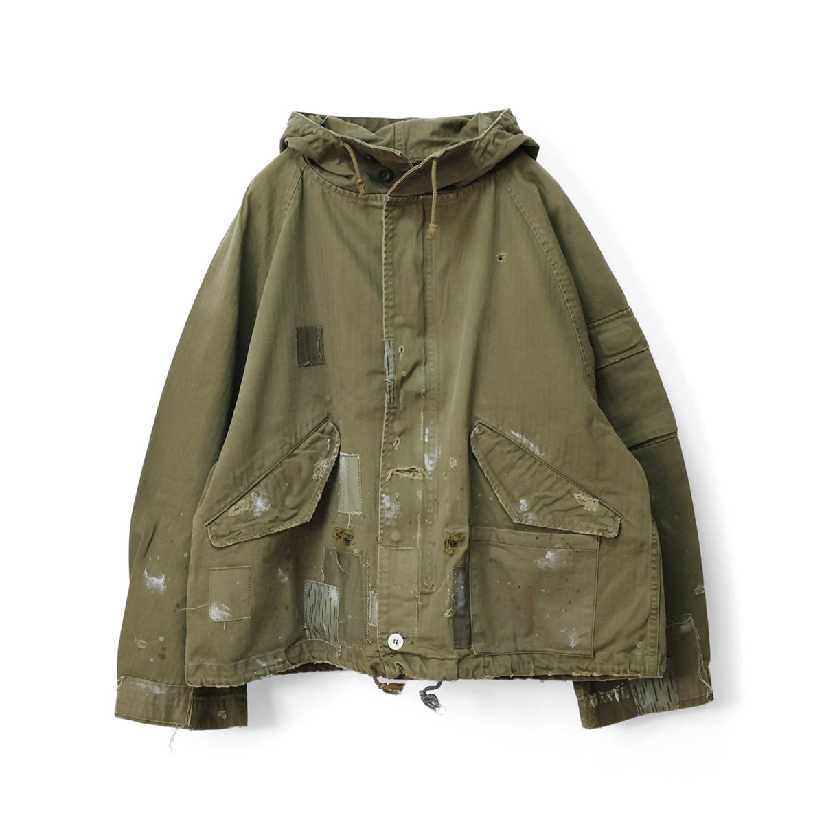H.UNIT<br>H-JK052 HBT hooded jacket（Customize）