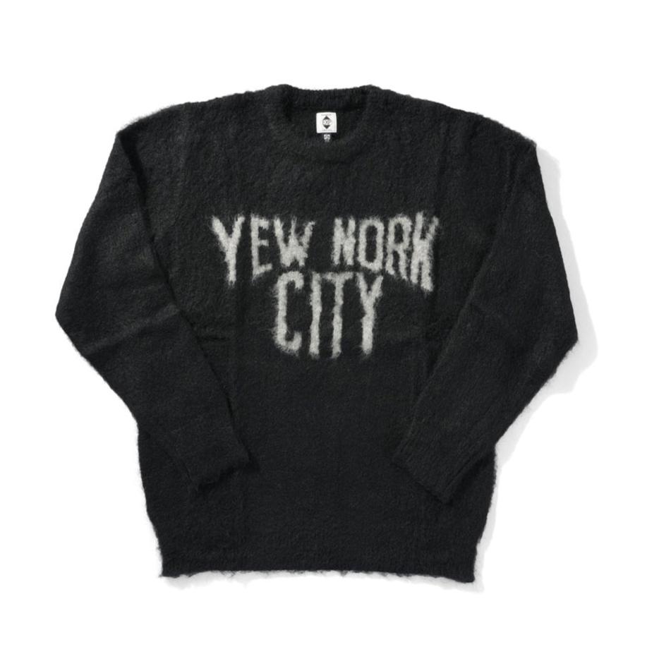 EXPANSION NY<br>YEW NORK MOHAIR SWEATER（Black）