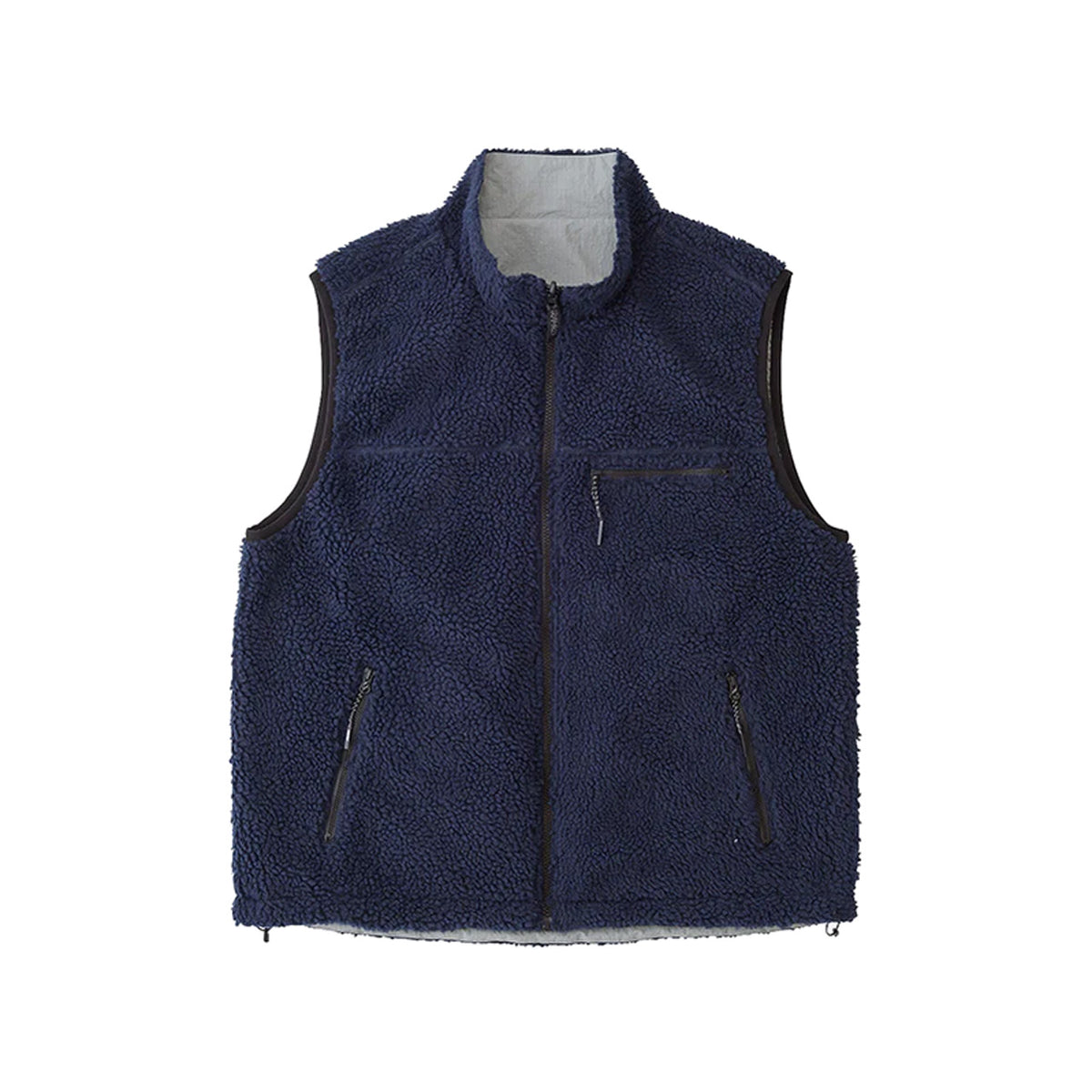 GRAMICCI<br>REVERSIVLE SHERPA VEST（NAVY GREY）