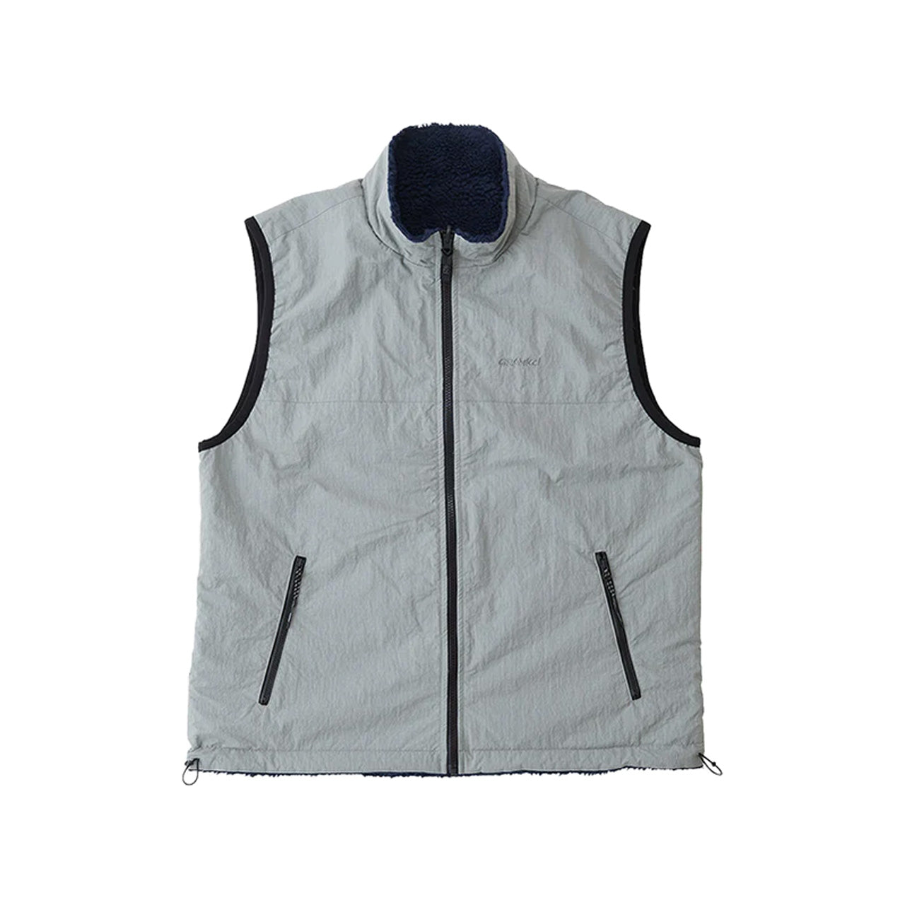 GRAMICCIREVERSIVLE SHERPA VEST（NAVY GREY） G5FU-J015 – BEANS