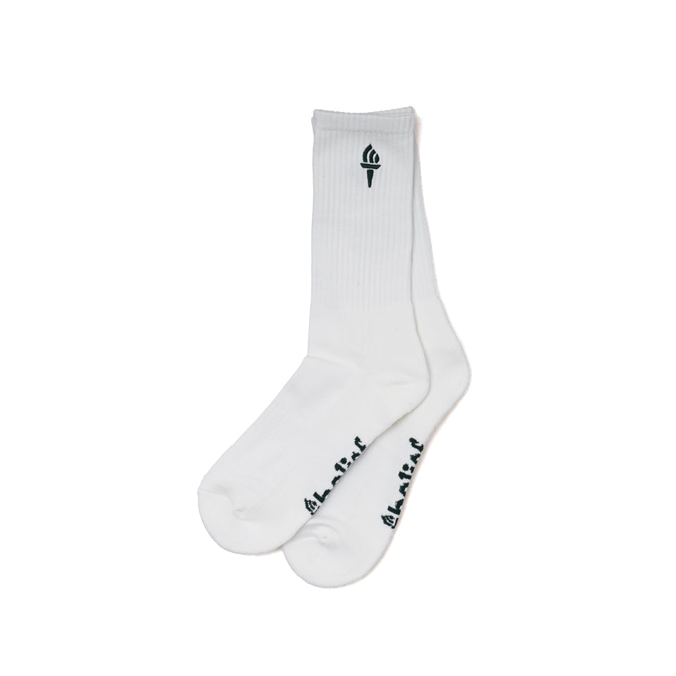 Belief NYC<br>TORCH ATHLETIC SOCK（White）